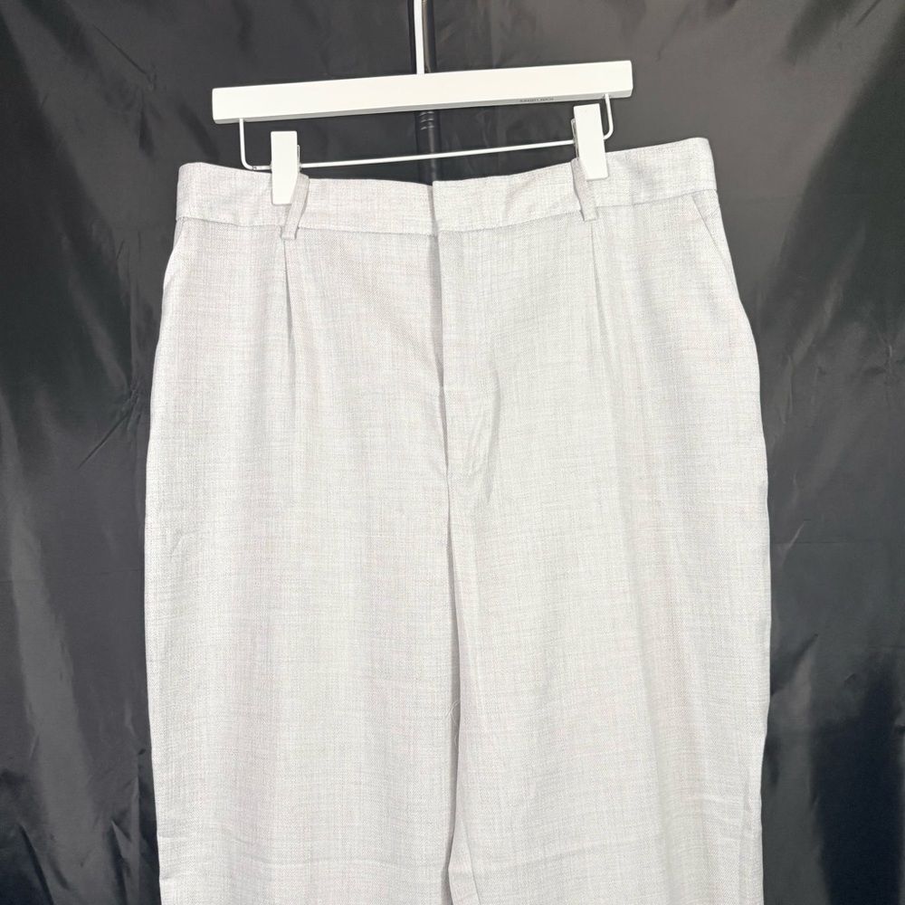 Zara Light Gray Ankle casual pants Sz XXL - Picture 6 of 14